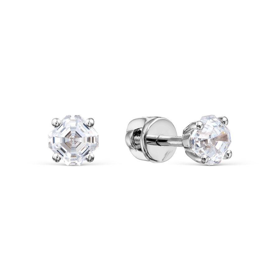 

Серьги с Swarovski Zirconia Линии Любви, Серьги Т302028760