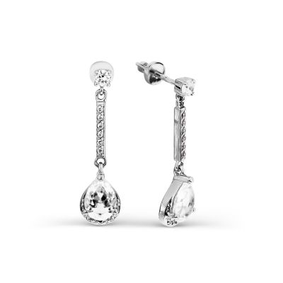 

Серьги с топазами и фианитами Линии Любви, Серьги Т303026723-02