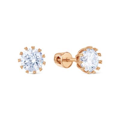 

Серьги с фианитами Premium Линии Любви, Серьги Т102028631
