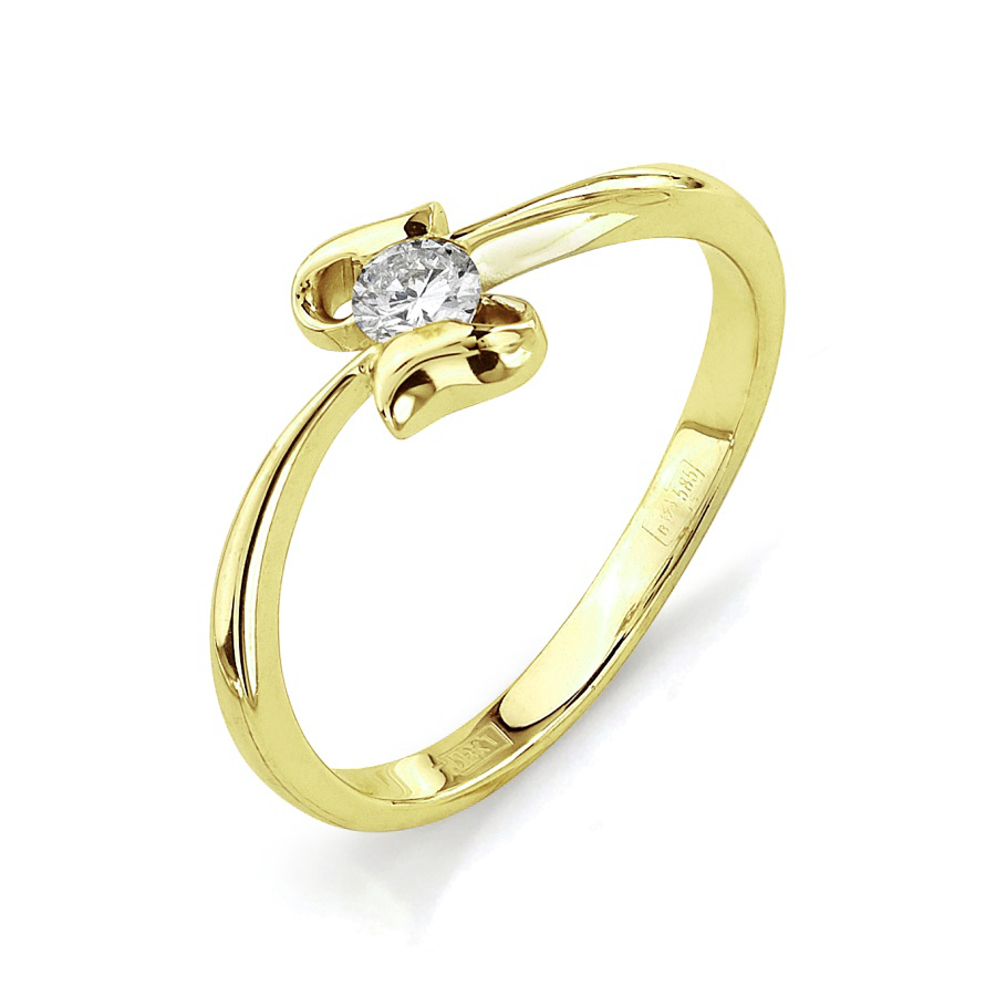 

Кольцо с бриллиантом Линии Любви, Кольцо Т901011674