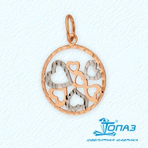 

Подвеска из красного золота Линии Любви, Подвески и кулоны Т14063985