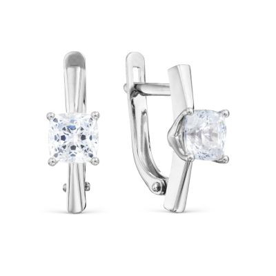 

Серьги с Swarovski Zirconia Линии Любви, Серьги Т30202Б093