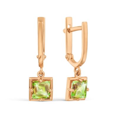 

Серьги с Swarovski Zirconia Линии Любви, Серьги Т10202Б191-02