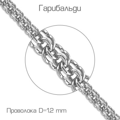 

Цепочка из белого золота Линии Любви, Цепь ЦГР00530120