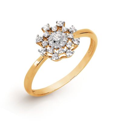 

Кольцо с Swarovski Zirconia Линии Любви, Кольцо Т147017029