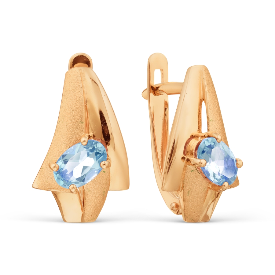 

Серьги с топазами Линии Любви