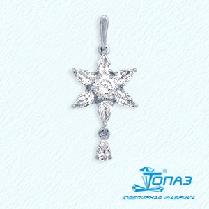 

Подвеска с фианитами Линии Любви, Подвески и кулоны Т302031631