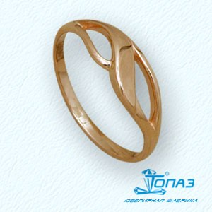 

Кольцо из красного золота Линии Любви, Кольцо Т10001455