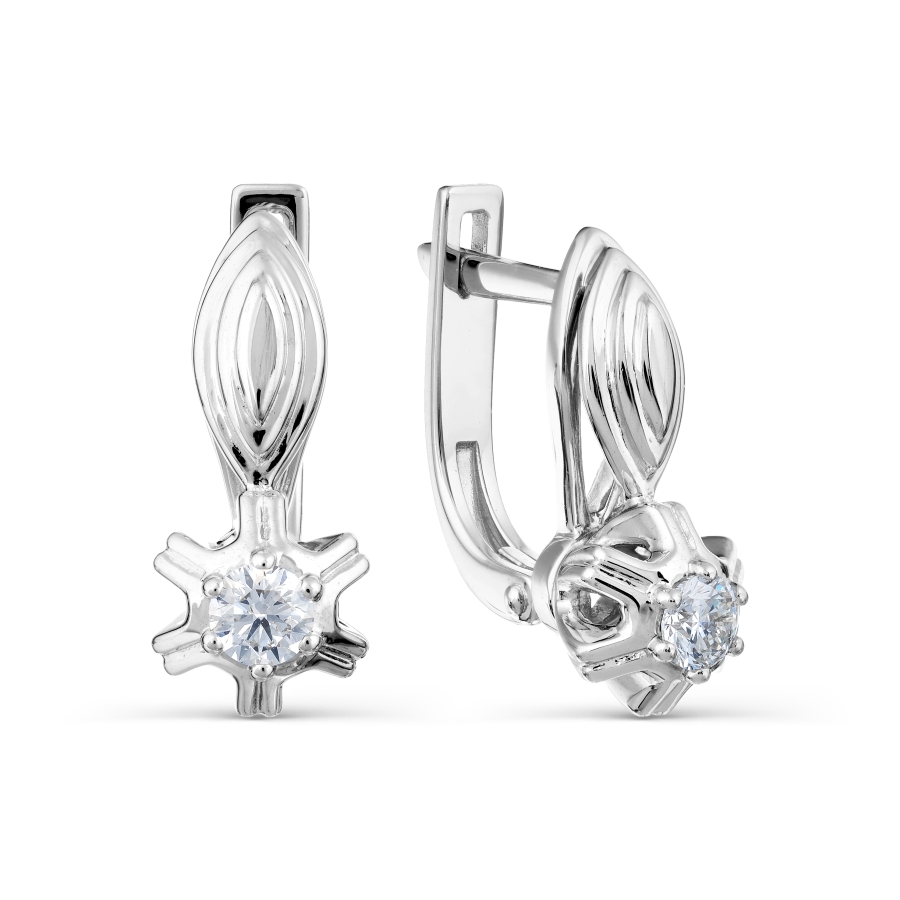 

Серьги с бриллиантами Линии Любви