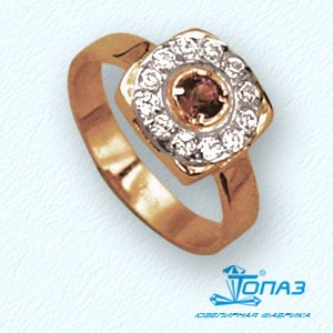 

Кольцо с фианитами Линии Любви, Кольцо Т13201023