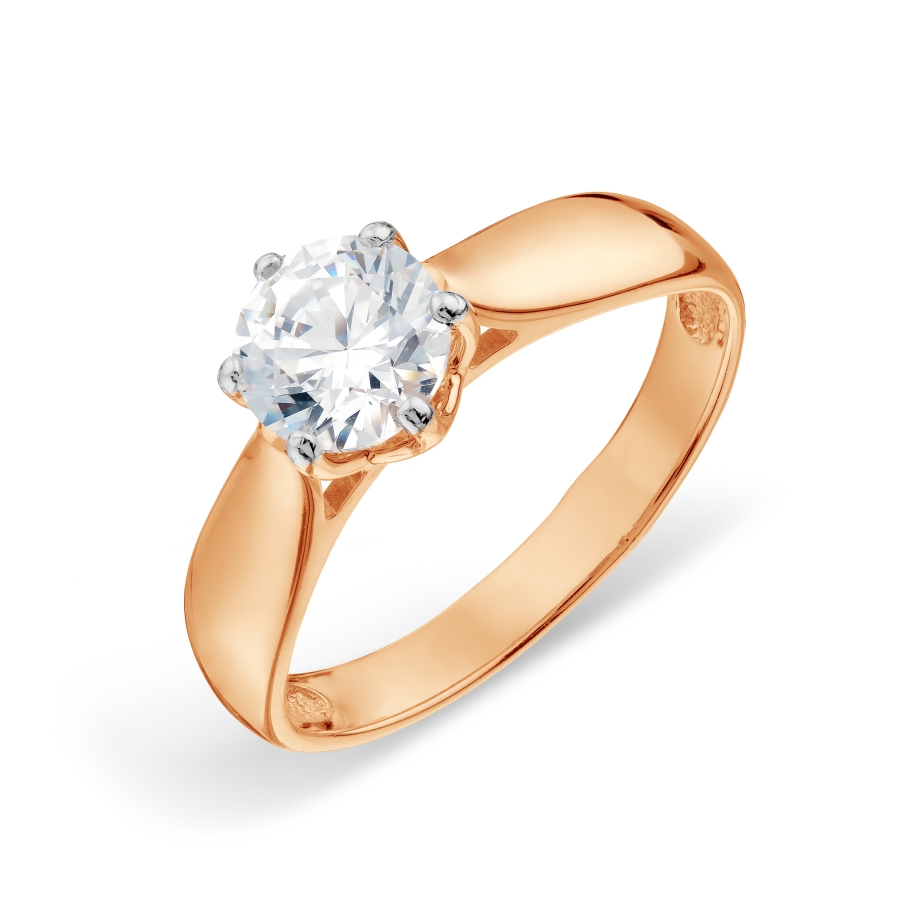 

Кольцо с Swarovski Zirconia Линии Любви
