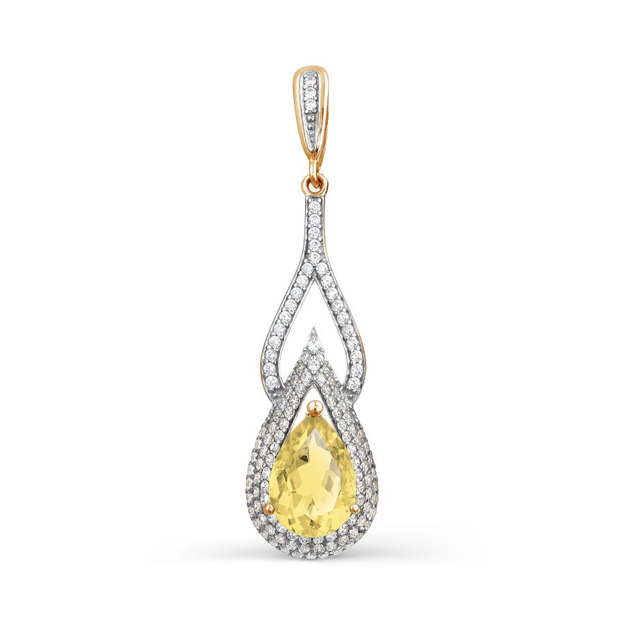 

Подвеска из красного золота Линии Любви