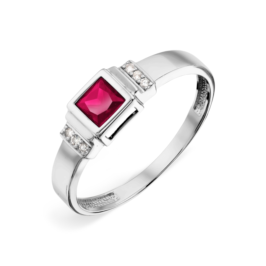 

Кольцо с рубином и бриллиантами Линии Любви