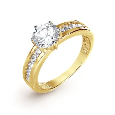 

Кольцо с Swarovski Zirconia Линии Любви, Кольцо Т942017020