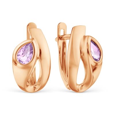

Серьги с аметистами Линии Любви, Серьги Т101028929