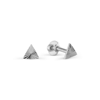 

Серьги из белого золота Линии Любви, Серьги Т300622748