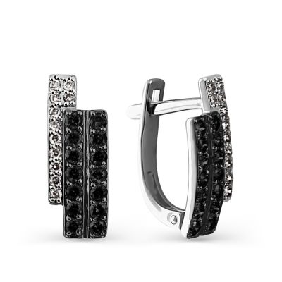 

Серьги с бриллиантами Линии Любви, Серьги Т301024792-01