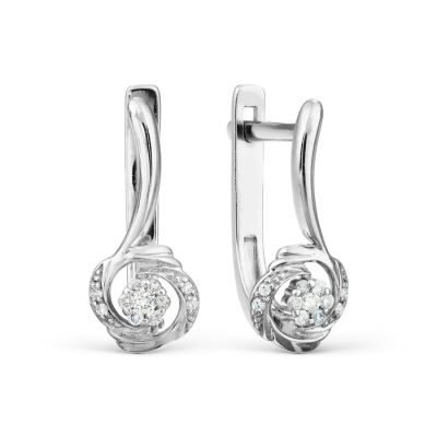 

Серьги с бриллиантами Линии Любви
