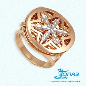 

Кольцо из красного золота Линии Любви, Кольцо Т140612264