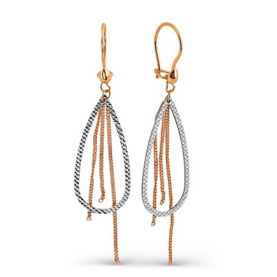 

Серьги из красного золота Линии Любви, Серьги Т100024738