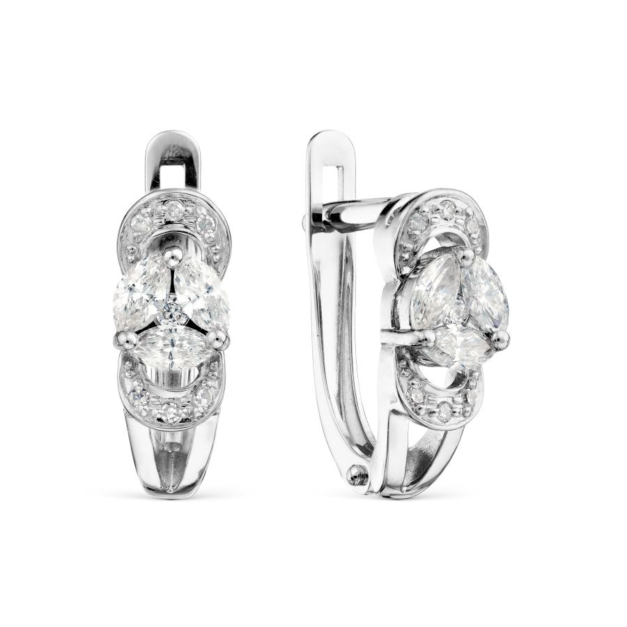 

Серьги с бриллиантами Линии Любви