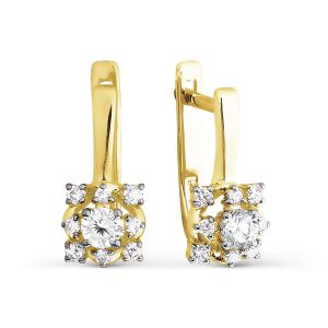 

Серьги с бриллиантами Линии Любви