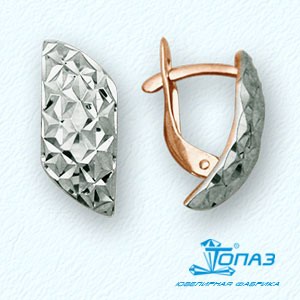 

Серьги из красного золота Линии Любви, Серьги Т14062714
