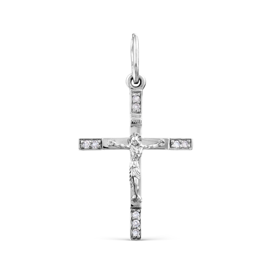 

Крестик с бриллиантами Линии Любви