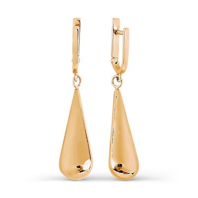 

Серьги из красного золота Линии Любви, Серьги Т100026884