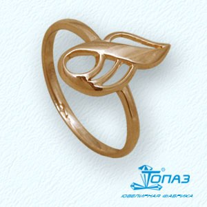 

Кольцо из красного золота Линии Любви, Кольцо Т10001456