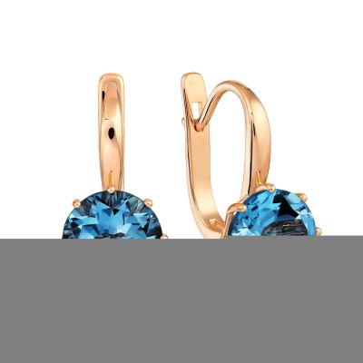 

Серьги с топазами Линии Любви, Серьги Т101027764-01