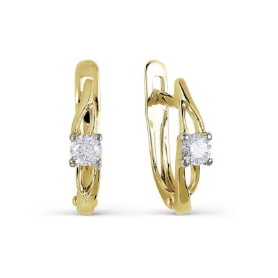 

Серьги с Swarovski Zirconia Линии Любви, Серьги Т947027347