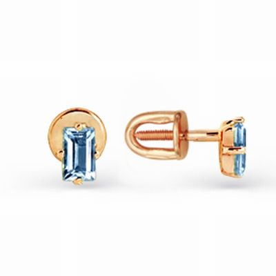 

Серьги с топазами Линии Любви, Серьги Т101023125-01