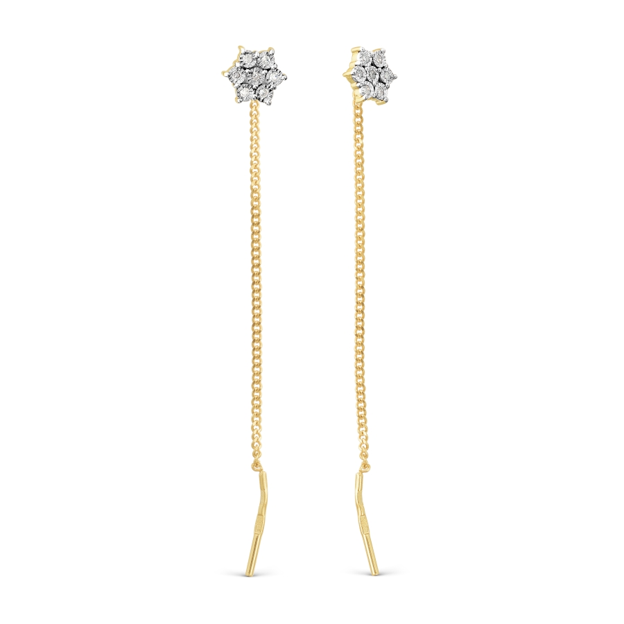 

Серьги с бриллиантами Линии Любви, Серьги Т945627327