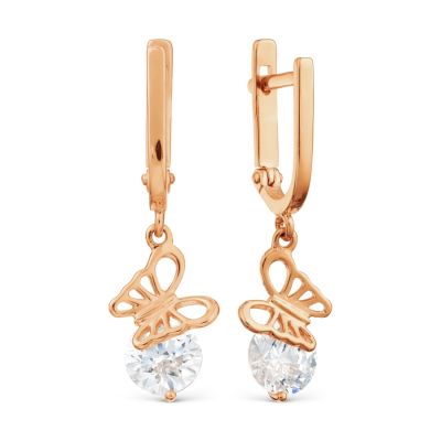 

Серьги с Swarovski Zirconia Линии Любви, Серьги Т102027535