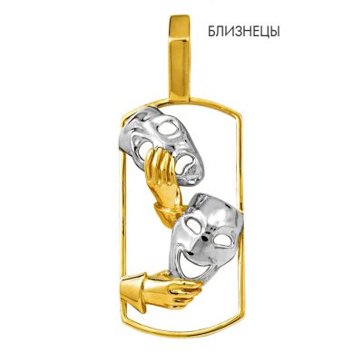 

Подвеска из желтого золота Линии Любви, Подвески и кулоны Т940032958