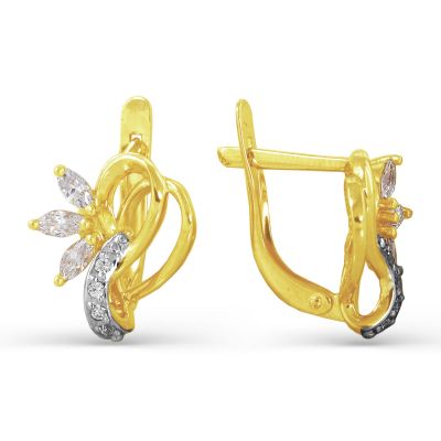 

Серьги с фианитами Линии Любви, Серьги Т942023740