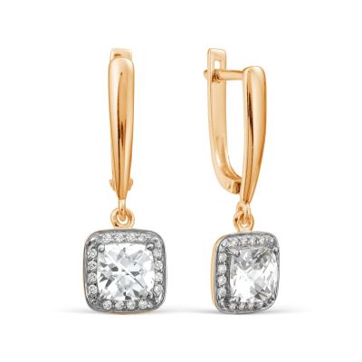 

Серьги с фианитами Premium Линии Любви, Серьги Т147027937