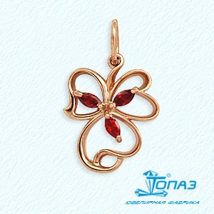 

Подвеска с фианитами Линии Любви, Подвески и кулоны Т102031632
