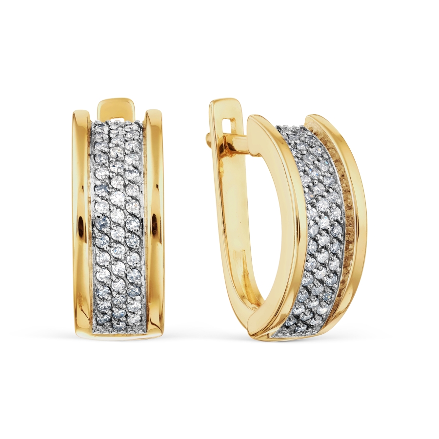 

Серьги с бриллиантами Линии Любви