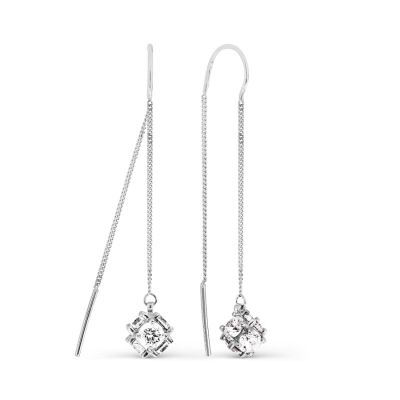 

Серьги с Swarovski Zirconia Линии Любви, Серьги Т302026994