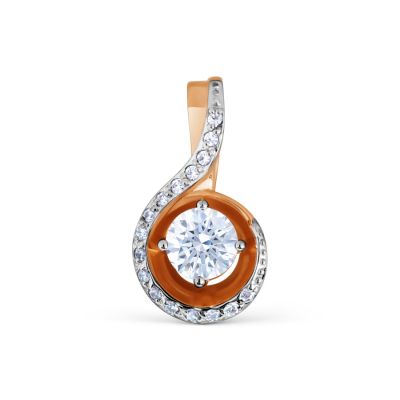 

Подвеска с Swarovski Zirconia Линии Любви, Подвески и кулоны Т142033542