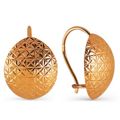 

Серьги из красного золота Линии Любви, Серьги Т100024781