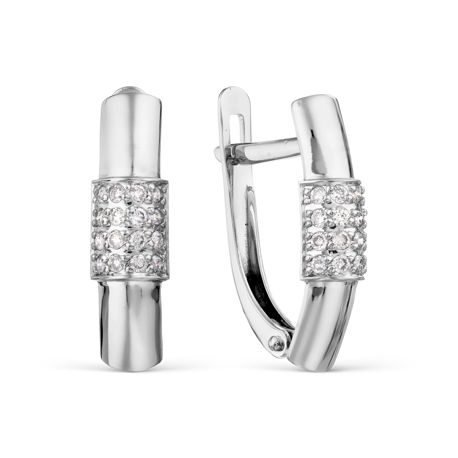 

Серьги с бриллиантами Линии Любви, Серьги Т306028675