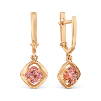 

Серьги с Swarovski Zirconia Линии Любви, Серьги Т10202Б193-01