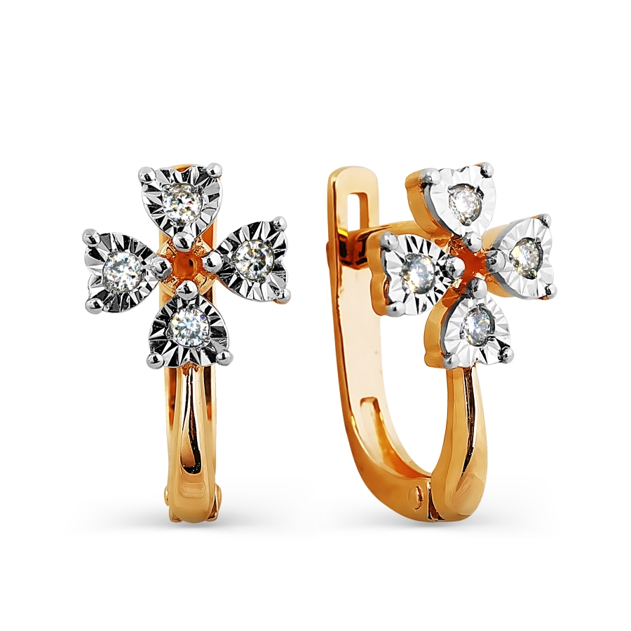 

Серьги с бриллиантами Линии Любви