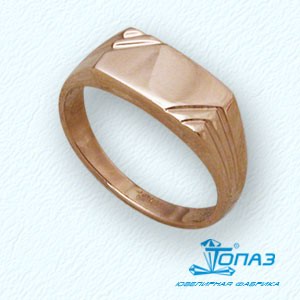 

Кольцо из красного золота Линии Любви, Кольцо 100047342