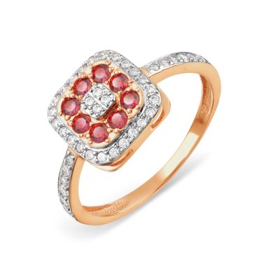 

Кольцо с Swarovski Zirconia Линии Любви, Кольцо Т147017935