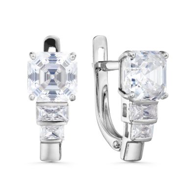 

Серьги с Swarovski Zirconia Линии Любви, Серьги Т302029801