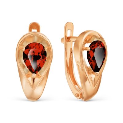 

Серьги с гранатами Линии Любви, Серьги Т101028780